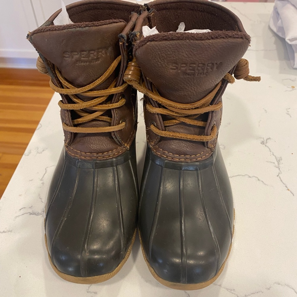 SPERRY Salt Water duck boots- little kids